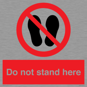 Do not stand here